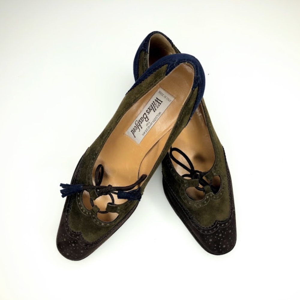Wilson and Dean Tricolor Oxford Heels